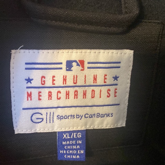 San Francisco Giants Sports by Carl Banks Men’s Black & Orange Full Zip Jacket - Picture 3 of 10